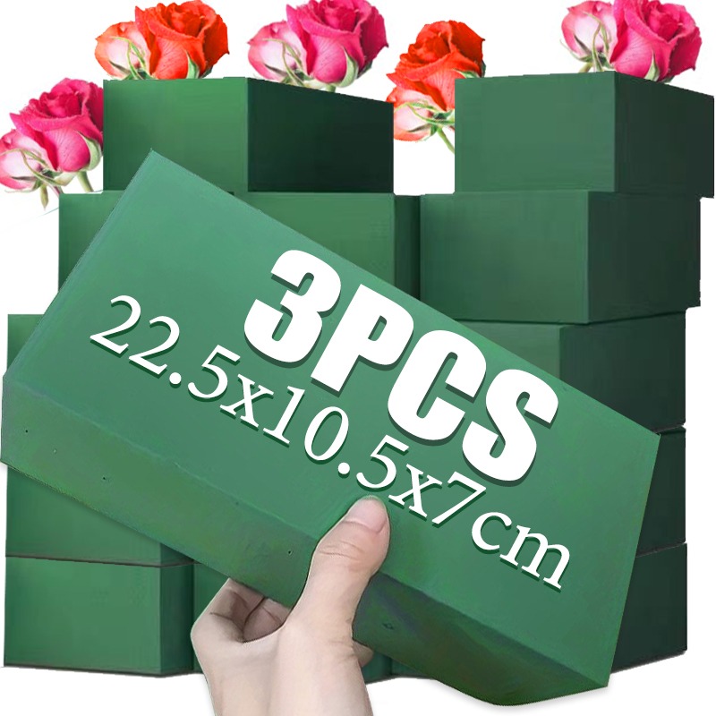Floral Foam Oasis - 3/1Pcs Florist Foam Blocks Square Absorbent