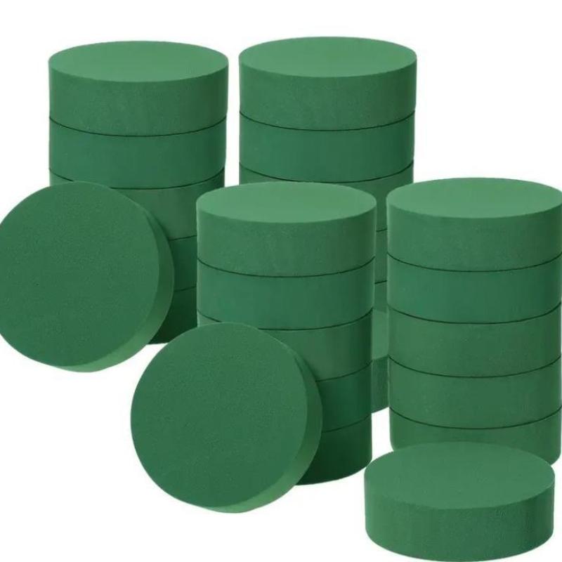 Floral Foam Oasis - NEW Green Floral Foam 10x4cm Round