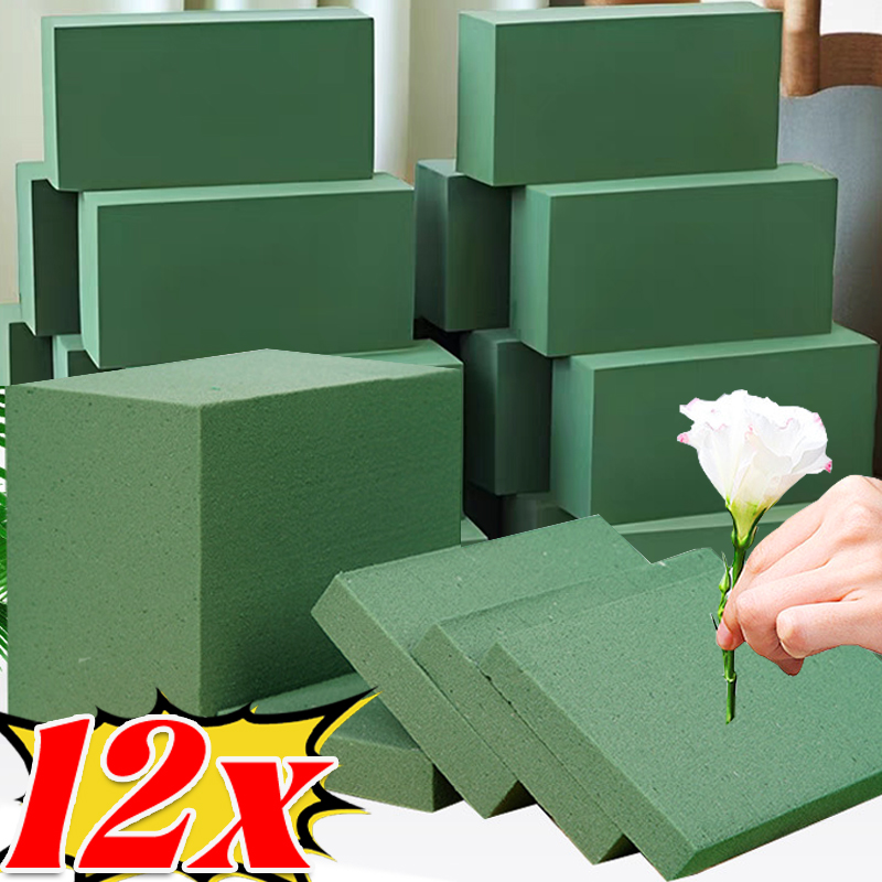 Floral Foam Oasis - 1/12Pcs Foam Blocks for Fresh Flowers