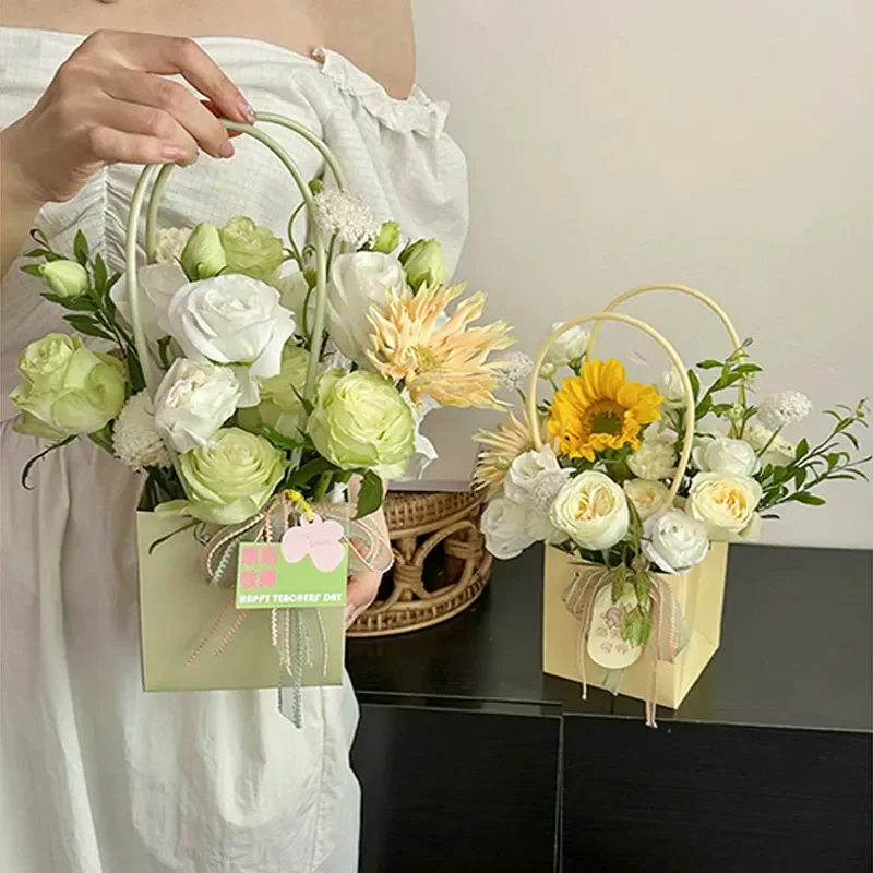 Kraft Flower Gift Bags Portabl - Florist Supply House reseña y precio