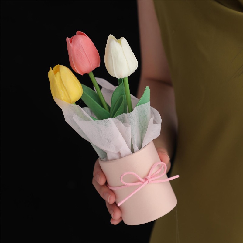 Tulip Flower Box Handmade Croc - Florist Supply Buckets reseña y precio