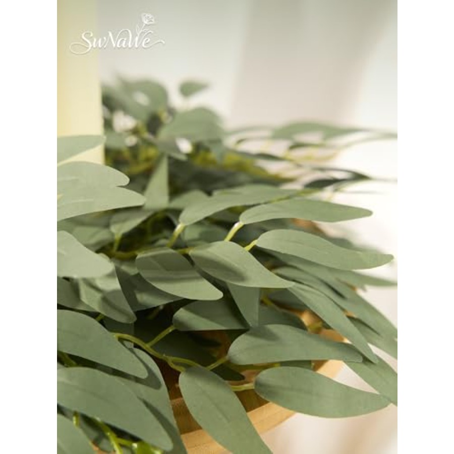 36pcs Artificial Italian Ruscu - Ruscus Stem Faux reseña y precio
