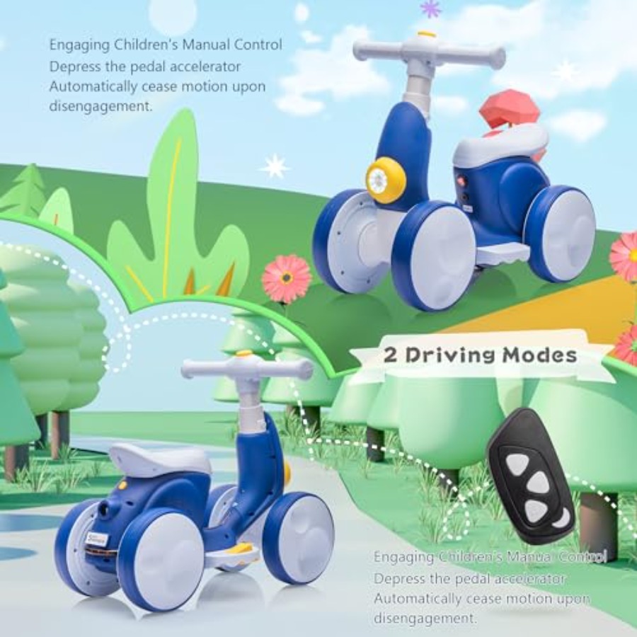 4-in-1 electric toddler balanc - B & J Florist Supply Linwood reseña y precio