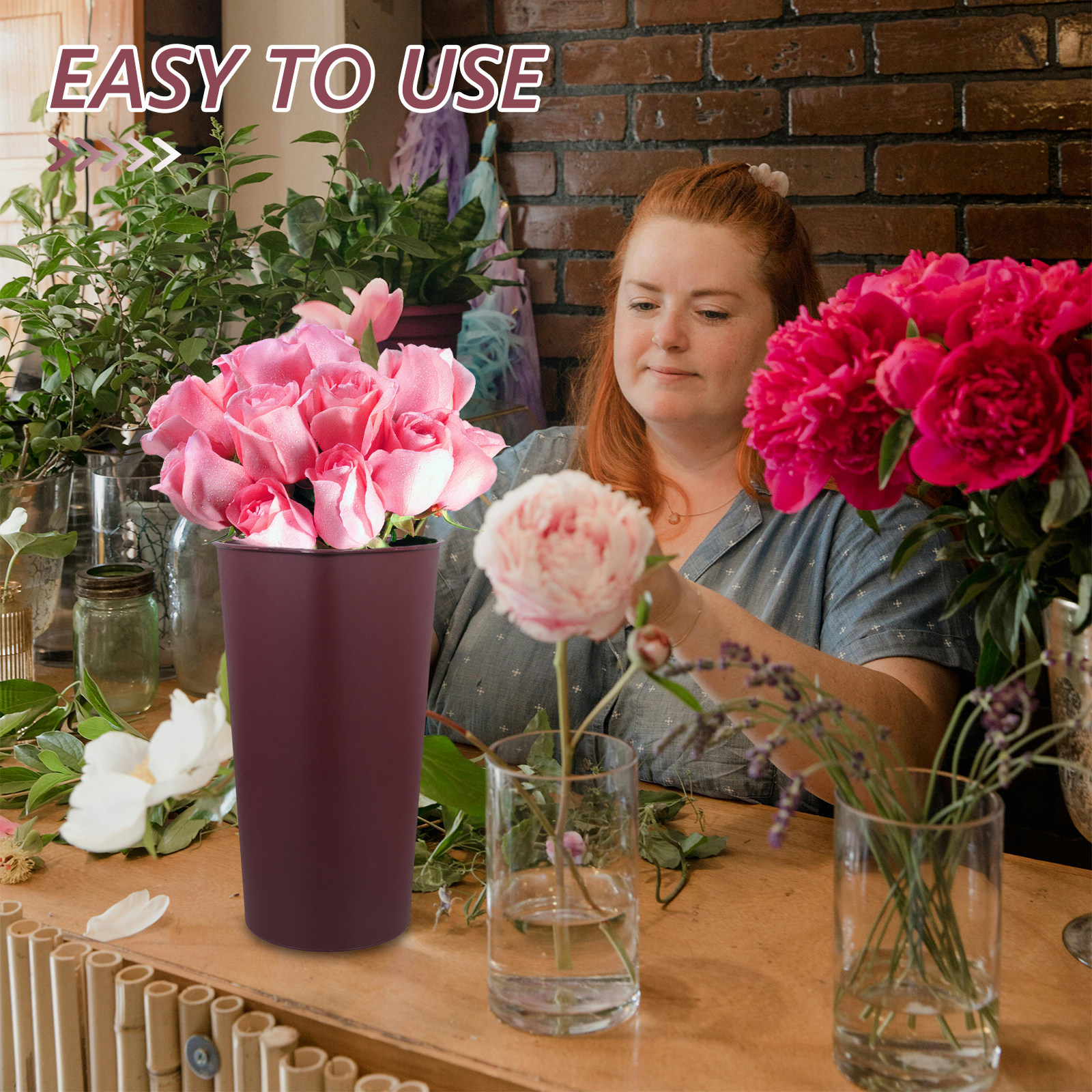 Triangle Floral Bucket Stable  - Florist Supply Buckets reseña y precio