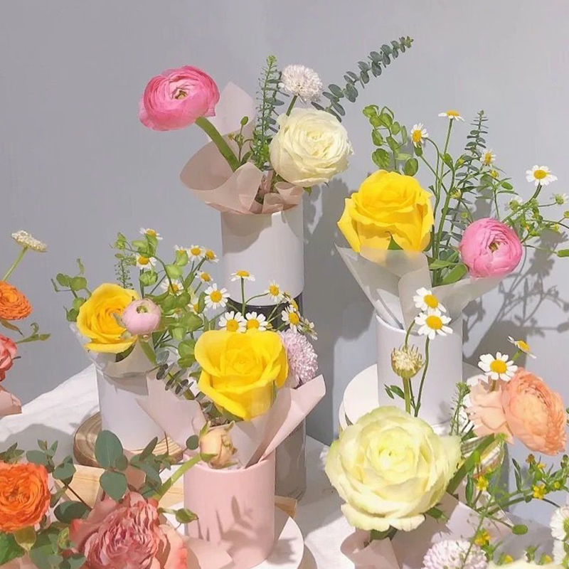 4pcs Mini Round Flower Box Gif - Florist Supply House reseña y precio