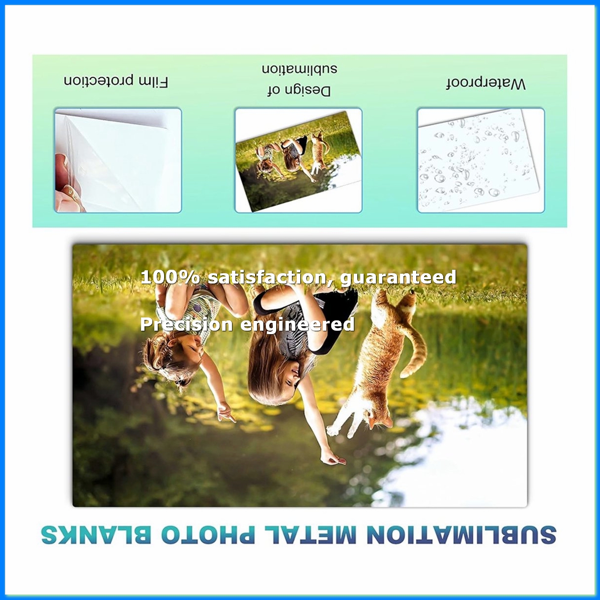10PCS Sublimation Metal Photo  - B & J Florist Supply Linwood reseña y precio
