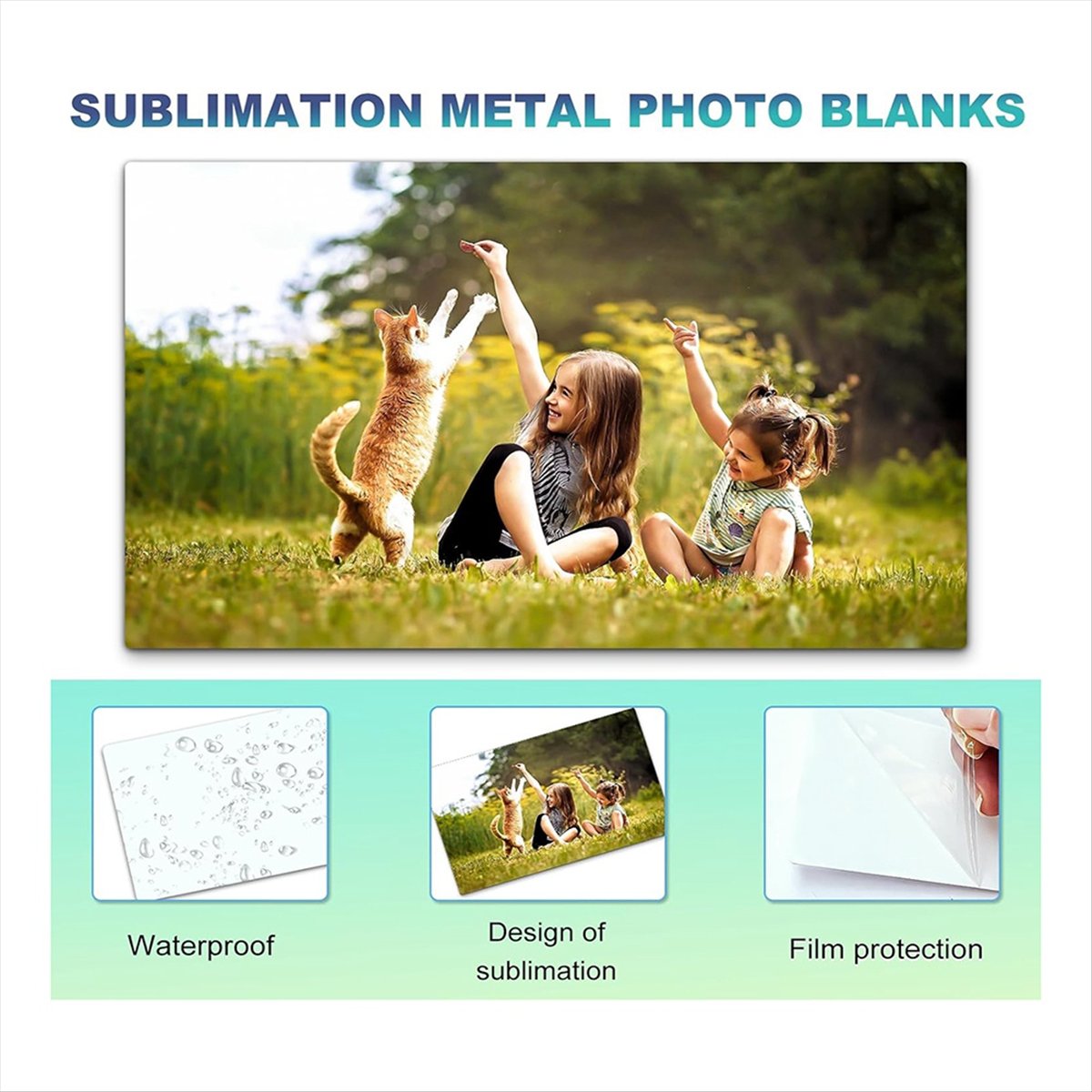 10PCS Sublimation Metal Photo  - B & J Florist Supply Linwood reseña y precio