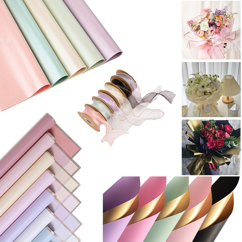 Colors Bouquet Gold Edge Doubl - Florist Supply House reseña y precio