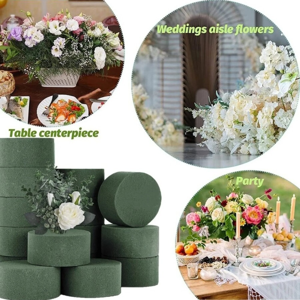 Green Floral Foam, 10PCS Round - Floral Foam Oasis reseña y precio