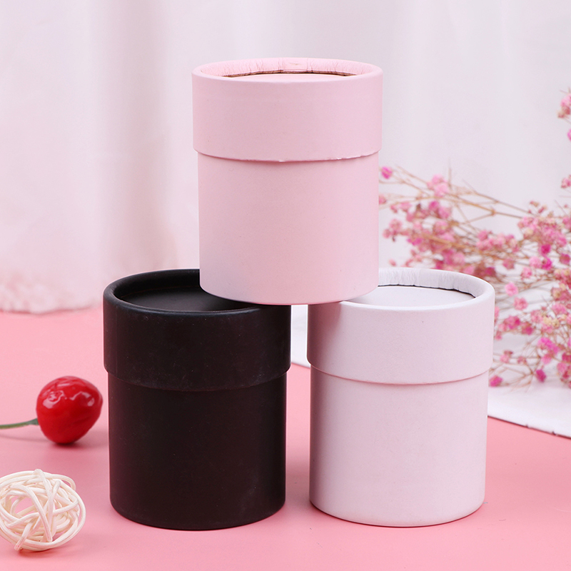 Round Flower Paper Box With Li - Florist Supply Buckets reseña y precio