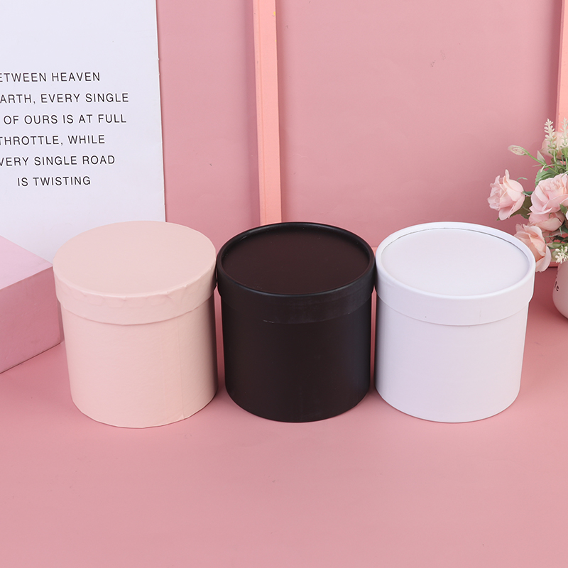 1PC Round Flower Paper Gift Bo - Florist Supply Buckets reseña y precio