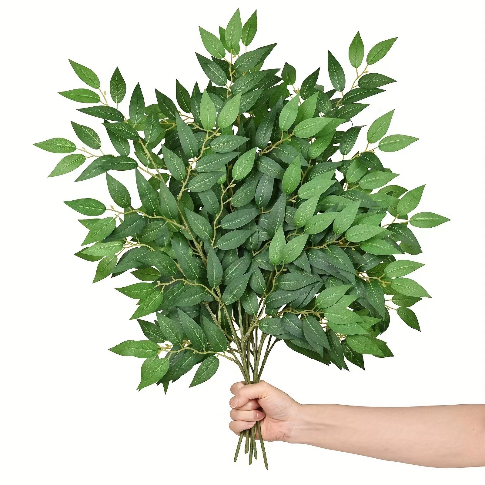 10pcs Artificial Plants Italia - Ruscus Stem Faux reseña y precio